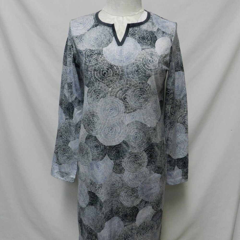Calida shirt knit Sleepshirt Pajamas V-neck Cotton NEW NWT Size Sz X-Small XS